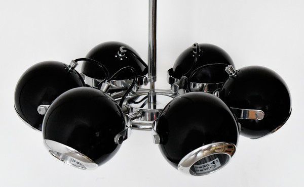 Eyeball chandelier in the style of the 1970s