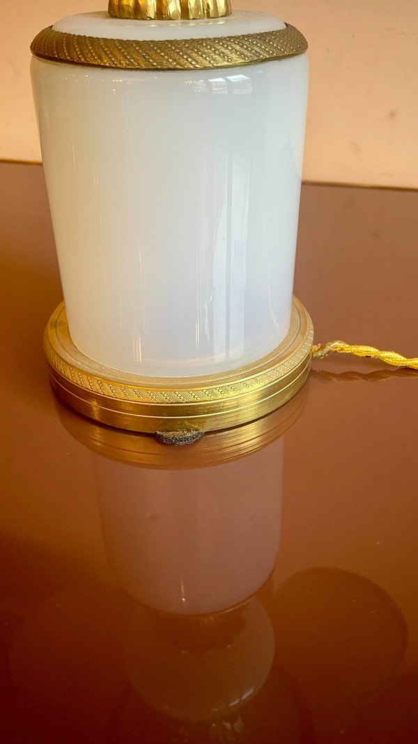 Lampada opalina “Bolla di sapone”, XIX secolo 