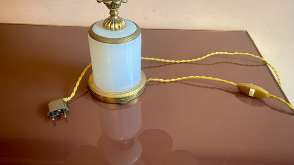 Lampada opalina “Bolla di sapone”, XIX secolo 