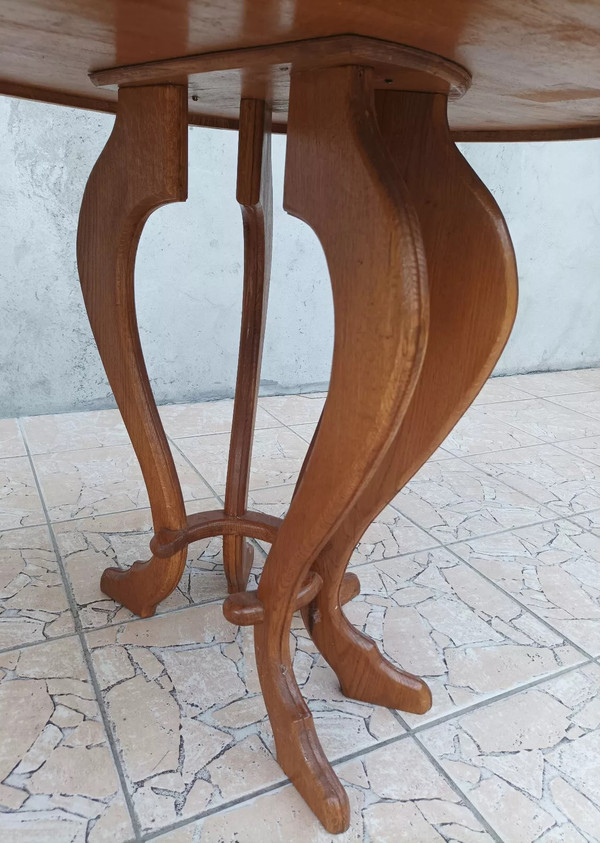Tavolo vintage in rovere massello