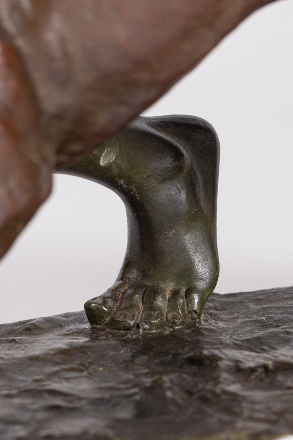Large Art Deco bronze
