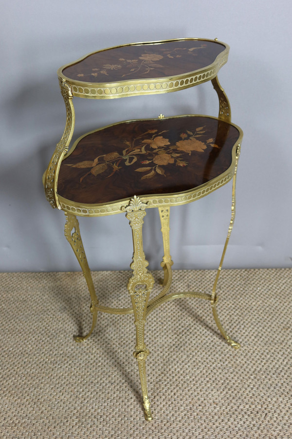 Sockeltisch mit Intarsien von Napoleon III