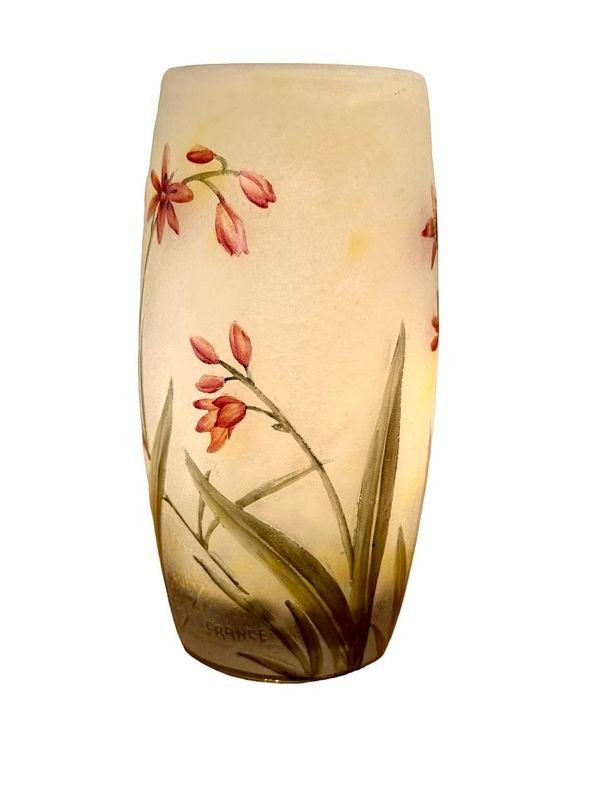Daum Nancy Vase "Lily of the Cafres"