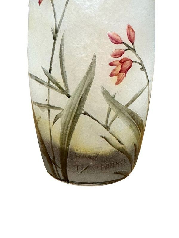 Daum Nancy Vase "Lily of the Cafres"