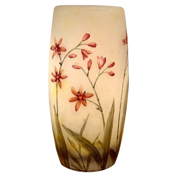 Daum Nancy Vase "Lily of the Cafres"