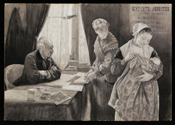 Charles Paul RENOUARD, Children in care