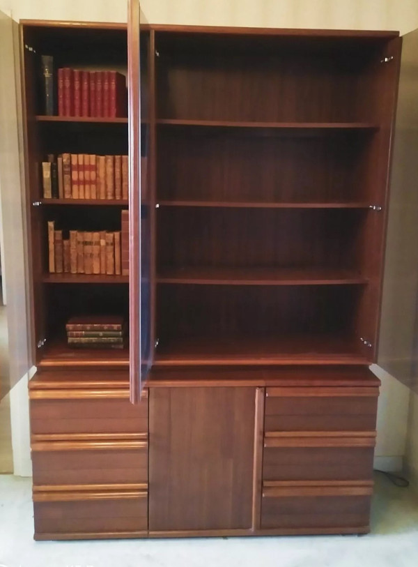 Libreria vintage scandinava in palissandro dal design Bas van Pelt
