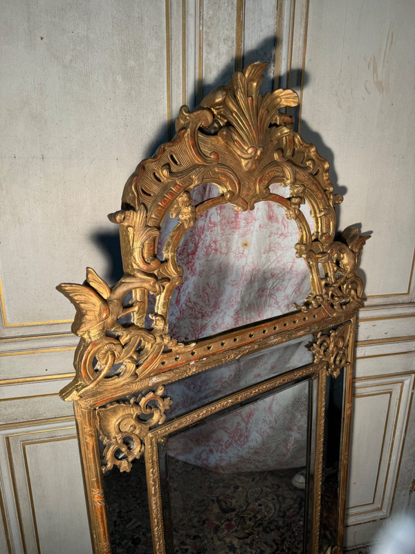 Large Regency period mirror, late 17th century