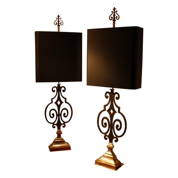 Paire de lampes Charles