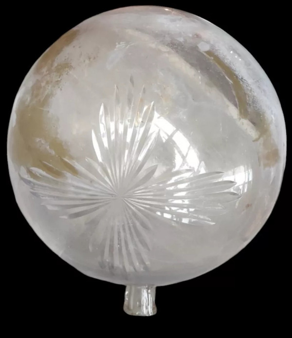 Ancienne Grande boule de devanture de pharmacie  Enseigne Présentation Magasin