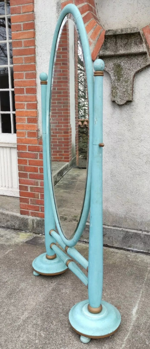 Alte große Art-Deco-Psyche