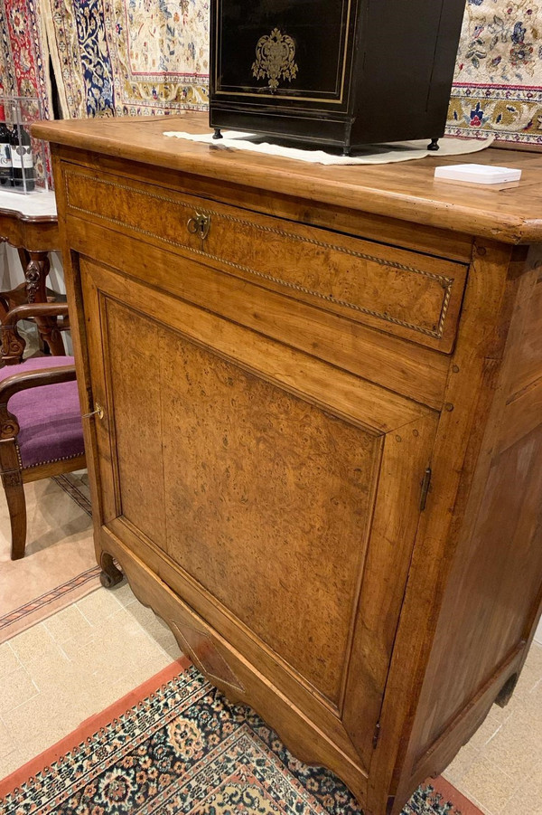Buffet d'Appui en placage Loupe d'Amboine - Epoque XIXème