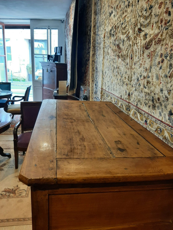 Buffet d'Appui en placage Loupe d'Amboine - Epoque XIXème