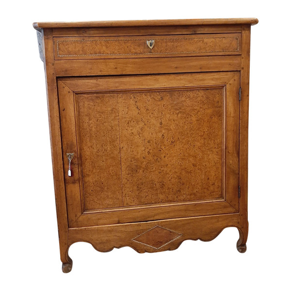 Buffet d'Appui en placage Loupe d'Amboine - Epoque XIXème