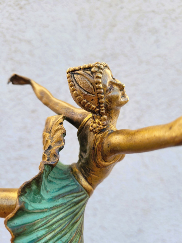 H Fournier, Ballerina-Tänzerin, Art Deco, 20. Jahrhundert