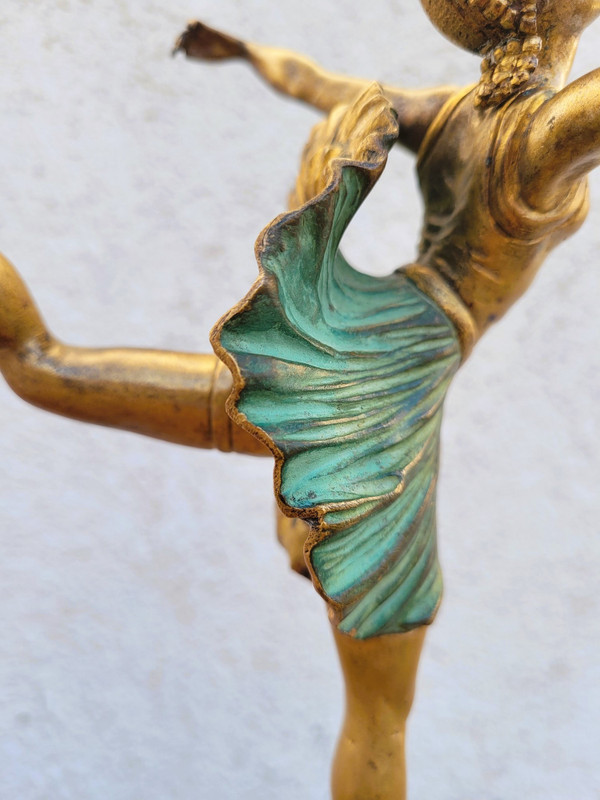 H Fournier, Ballerina-Tänzerin, Art Deco, 20. Jahrhundert