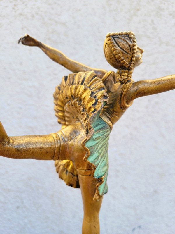 H Fournier, Ballerina-Tänzerin, Art Deco, 20. Jahrhundert