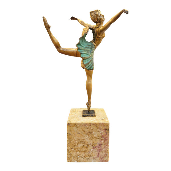 H Fournier, Ballerina-Tänzerin, Art Deco, 20. Jahrhundert
