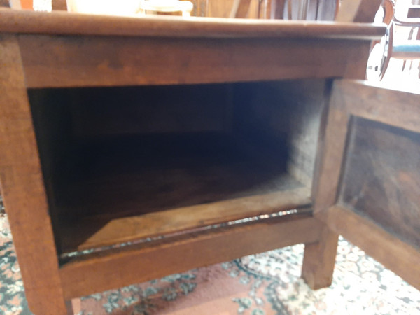Walnut Commode Chair - Late 19th Century