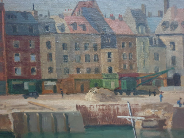 20th century French school - The port of Dieppe