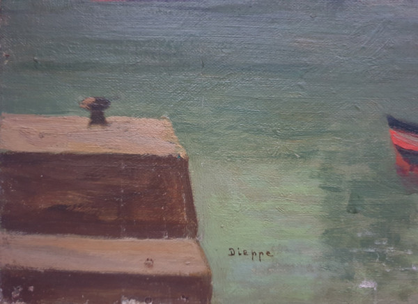 20th century French school - The port of Dieppe