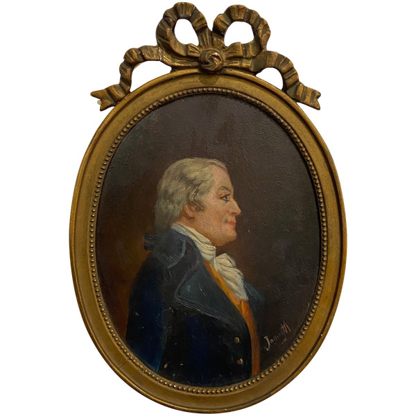 Profile portrait of Louis-Claude l'ORILLARD d'AUBIGNY