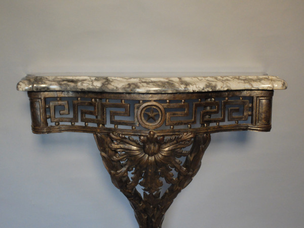Console Transition en fer forgé, circa 1760/70 