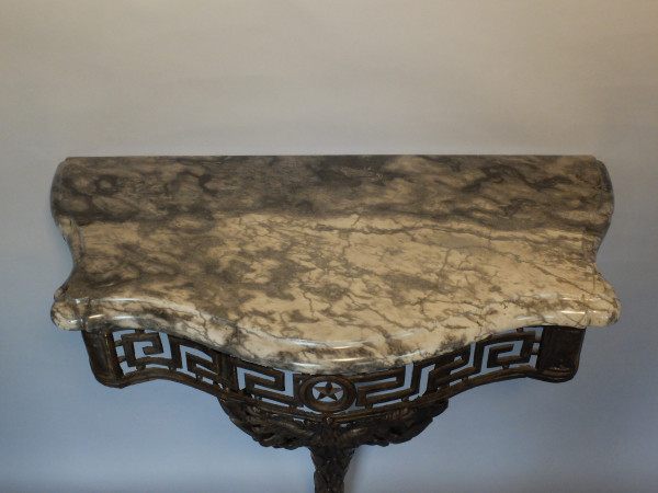Console Transition en fer forgé, circa 1760/70 