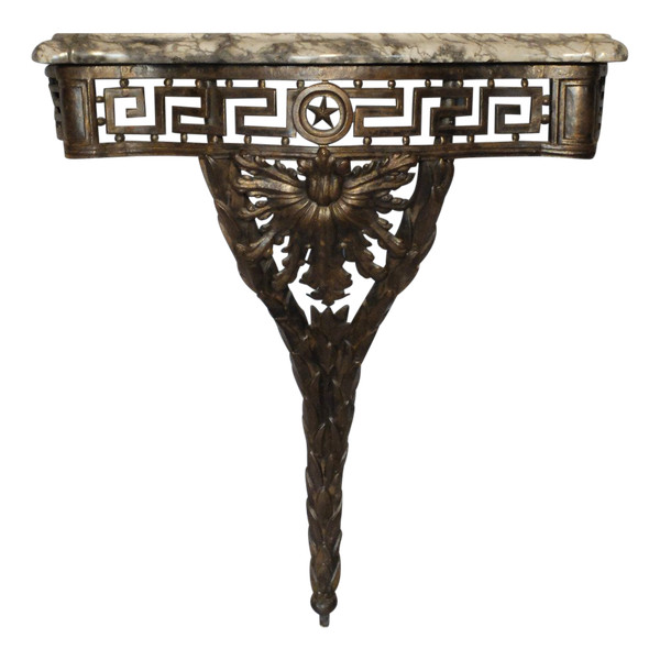 Console Transition en fer forgé, circa 1760/70 