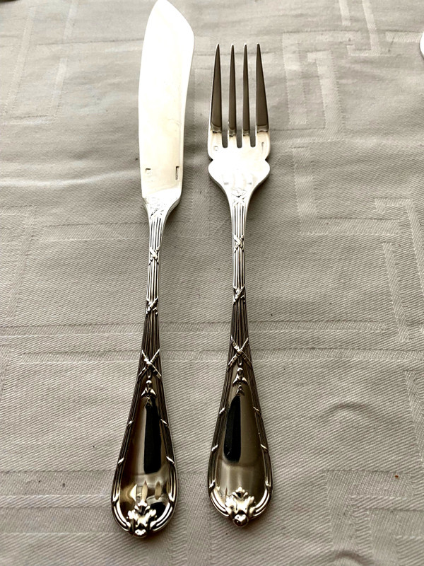 Christofle fish cutlery