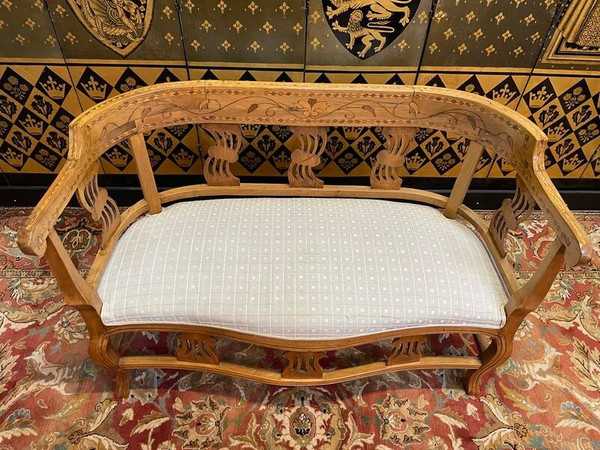 Art Nouveau period bench - sofa