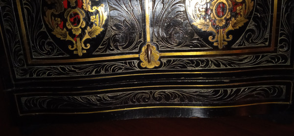 Cave à Liqueur  Napoléon III -  Boîte Marqueterie XIX Siècle