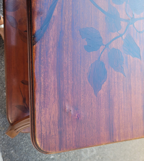 Majorelle, Table à Thé Aux Clématites, Art Nouveau, fin XIXème Début XXème Siècle
