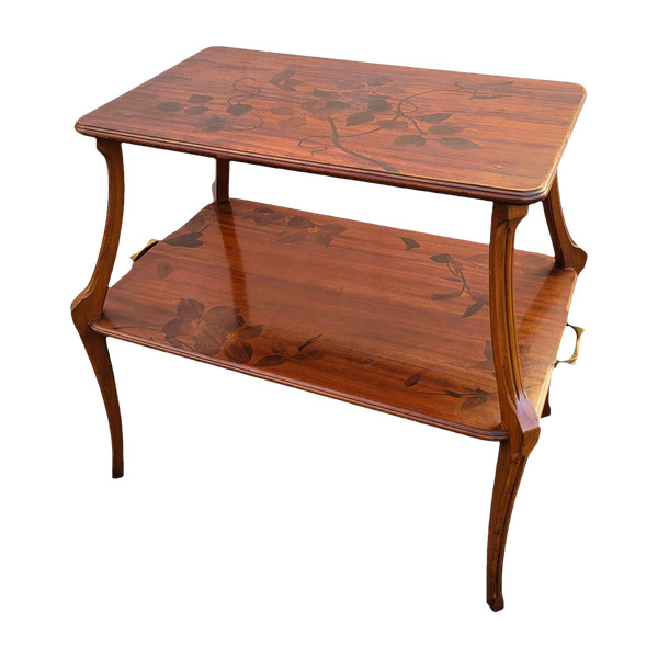 Majorelle, Table à Thé Aux Clématites, Art Nouveau, fin XIXème Début XXème Siècle