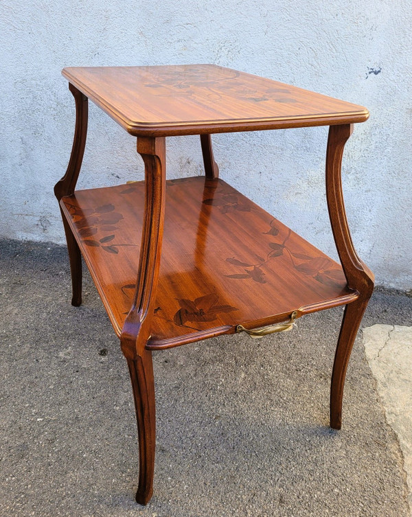 Majorelle, Table à Thé Aux Clématites, Art Nouveau, Fin XIXème Début XXème Siècle