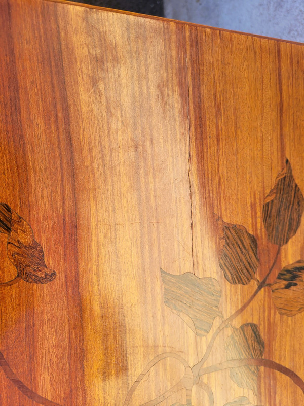 Majorelle, Table à Thé Aux Clématites, Art Nouveau, Fin XIXème Début XXème Siècle