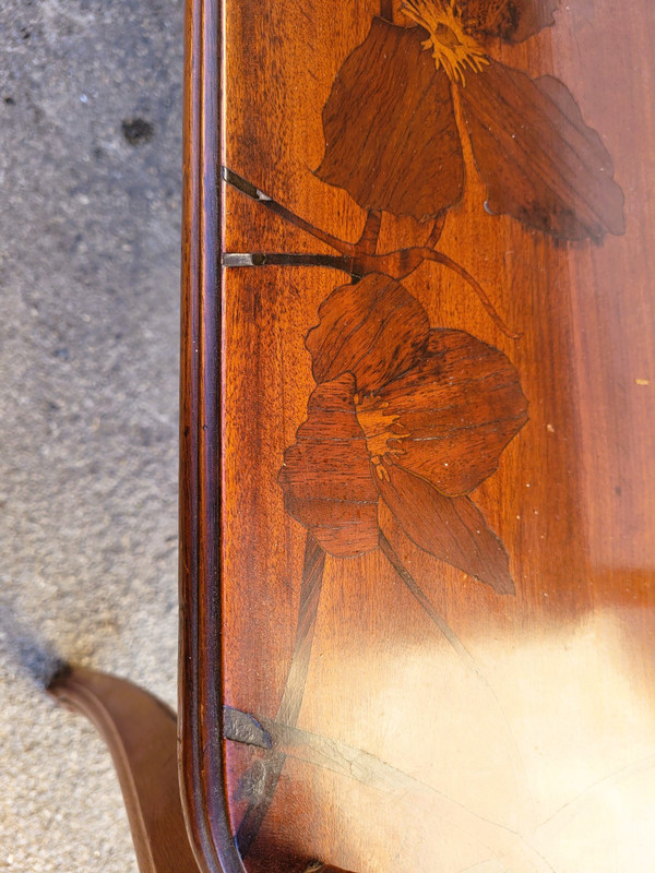 Majorelle, Table à Thé Aux Clématites, Art Nouveau, Fin XIXème Début XXème Siècle