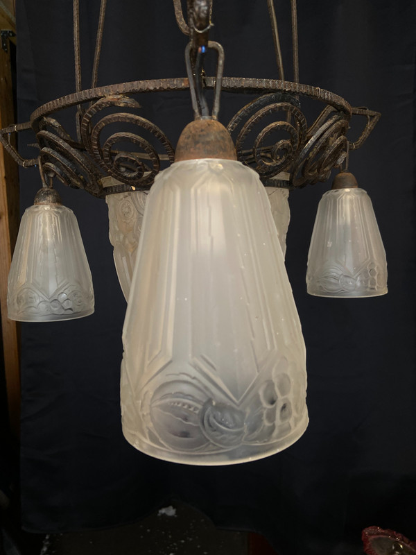 Art Deco chandelier
