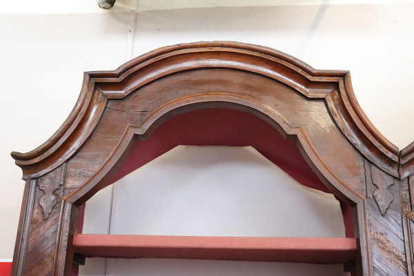 Libreria in noce, fine XVII secolo