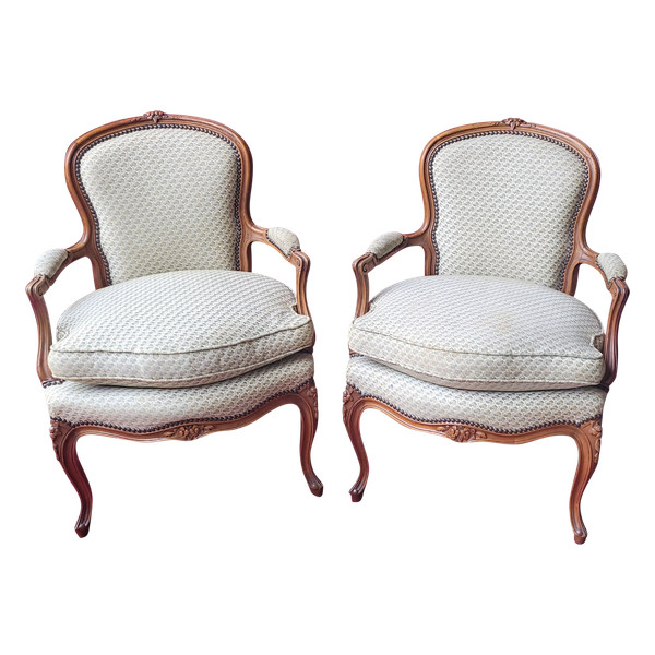 Paar Sessel Louis XV