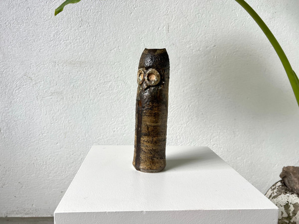 Claire Berger at La Borne, "chouette" ceramics.