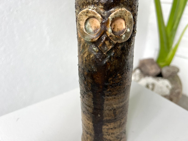 Claire Berger at La Borne, "chouette" ceramics.