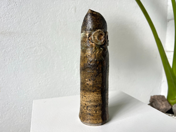 Claire Berger at La Borne, "chouette" ceramics.