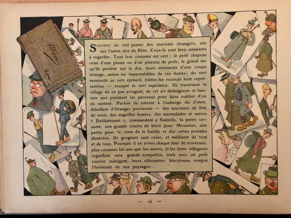 Mon Village ,ceux qui n’oublient pas, par l’Oncle Hansi, édition Floury, imprimerie .Kapp 1913