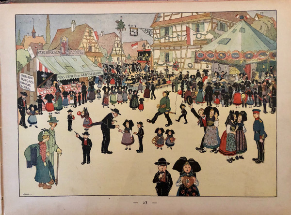 Mon Village ,ceux qui n’oublient pas, par l’Oncle Hansi, édition Floury, imprimerie .Kapp 1913