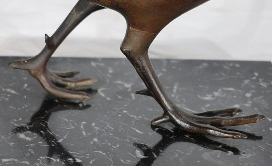  Important sculpture "The Pheasant" by Lorino, Art Deco - Early 20th century