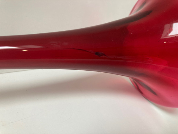 Vaso a cono rosso