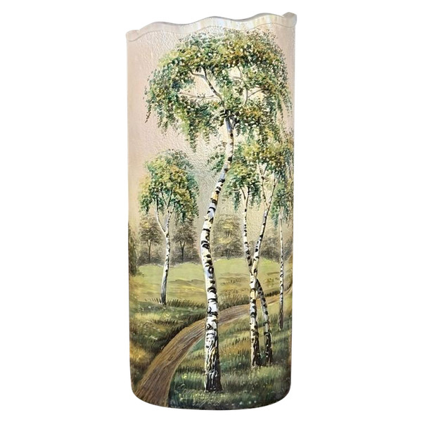Lamartine Vase Art Nouveau "Paysage Lacustre"