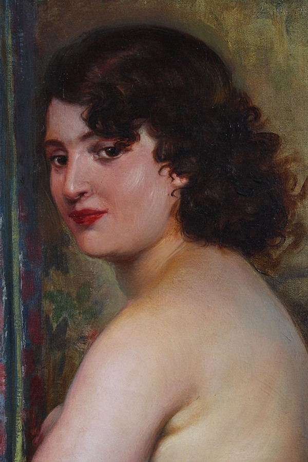 Nackt von 1944, von Emile Van Damme, 112 cm, Französische Schule