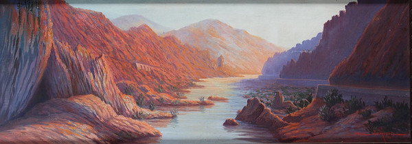 Orientalist, 147 cm, by Antoine JORIOT, dated: 1941, Algeria